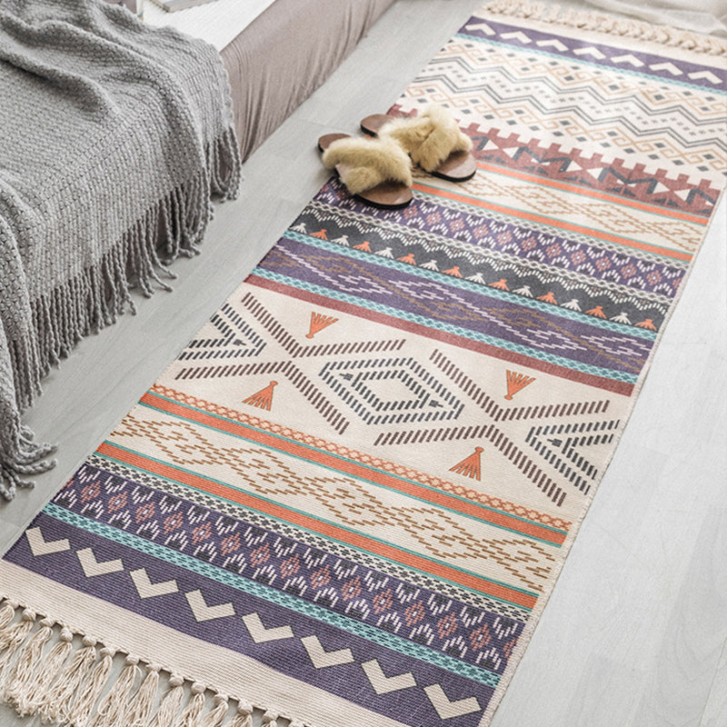 Multi-Color Simple Rug Cotton Geometric Printed Area Carpet Pet Friendly Easy Care Indoor Rug for Room Clearhalo 'Area Rug' 'Rug' 2286221