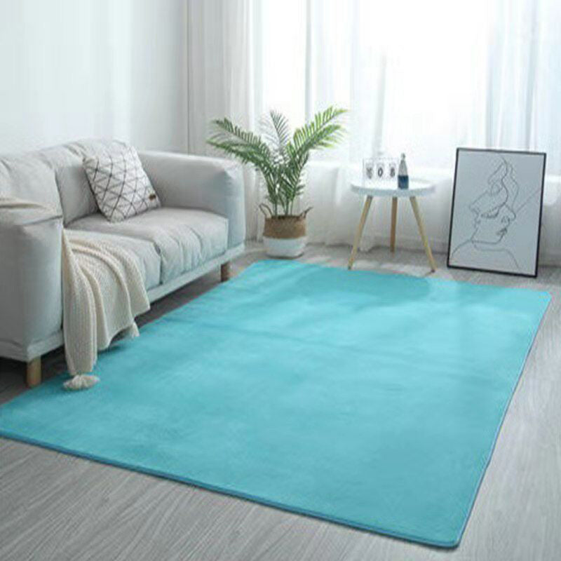 Comfort Bedroom Rug Multi Color Solid Colored Rug Polypropylene Non-Slip Backing Easy Care Carpet Royal Blue Clearhalo 'Area Rug' 'Rug' 2287861