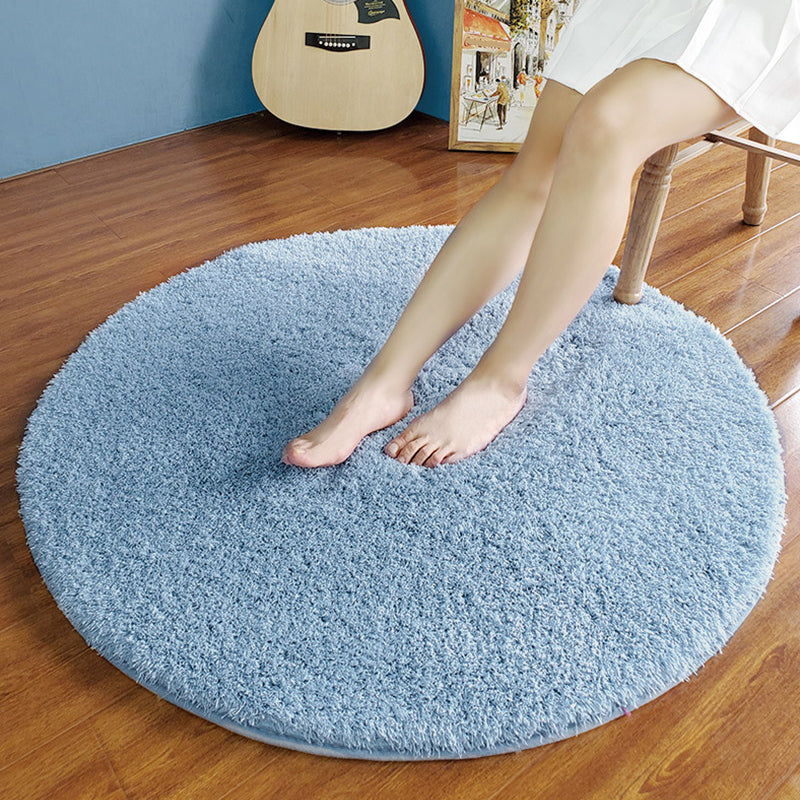 Western Home Decoration Rug Multi-Color Solid Color Carpet Lamb Wool Non-Slip Pet Friendly Indoor Rug Clearhalo 'Area Rug' 'Rug' 2287980