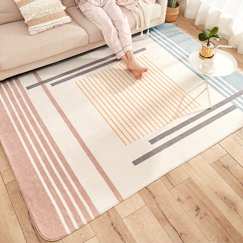 Comfort Living Room Rug Multi Color Painting Pattern Indoor Rug Acrylic Easy Care Pet Friendly Area Carpet Clearhalo 'Area Rug' 'Rug' 2295800