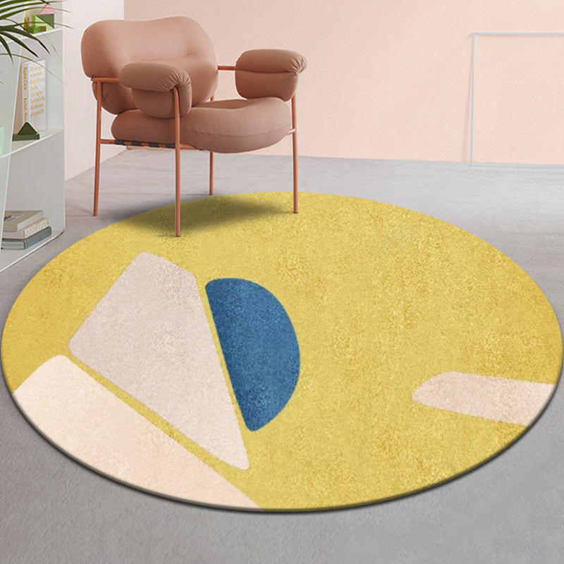 Multicolor Modern Rug Cotton Blend Color-Block Area Carpet Easy Care Machine Washable Indoor Rug for Decoration Clearhalo 'Area Rug' 'Rug' 2296023