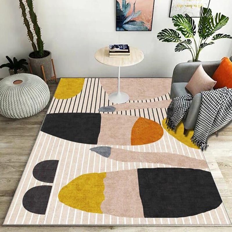 Western Decoration Rug Multi Colored Color Block Indoor Rug Cotton Blend Easy Care Machine Carpet Clearhalo 'Area Rug' 'Rug' 2296084