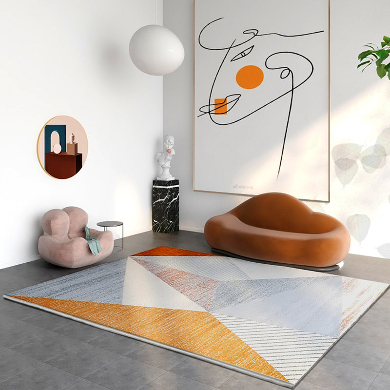 Multi-Colored Decoration Rug Novelty Geometric Printed Area Carpet Polyster Non-Slip Backing Indoor Rug Clearhalo 'Area Rug' 'Modern' 'Rugs' Rug' 2300464