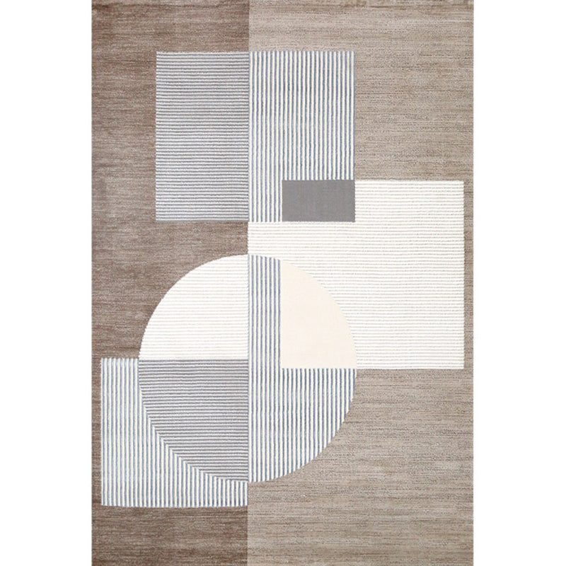 Multi Colored Living Room Rug Nordic Geometric Pattern Indoor Rug Synthetics Easy Care Pet Friendly Area Carpet Clearhalo 'Area Rug' 'Modern' 'Rugs' Rug' 2300564