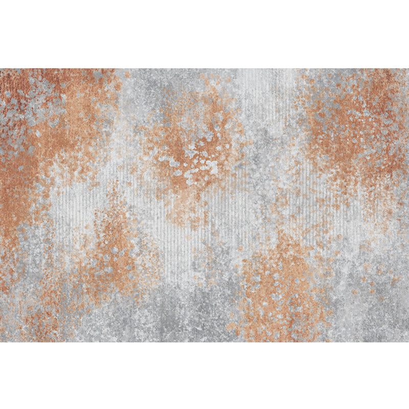 Unique Decoration Rug Multi Color Abstract Pattern Indoor Rug Cotton Blend Easy Care Pet Friendly Carpet Orange Clearhalo 'Area Rug' 'Modern' 'Rugs' Rug' 2300716