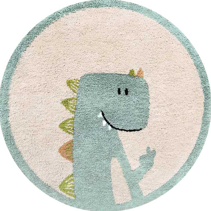 Lovely Kids Bedroom Rug Multi Colored Cartoon Animal Indoor Rug Polyster Non-Slip Machine Washable Area Carpet Clearhalo 'Area Rug' 'Rug' 2300811