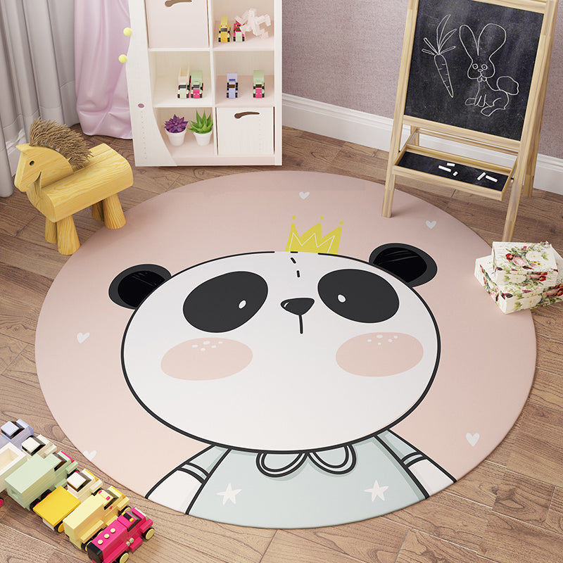 Cute Kids Room Rug Multi Colored Cartoon Printed Indoor Rug Polypropylene Pet Friendly Machine Washable Carpet Clearhalo 'Area Rug' 'Rug' 2300827