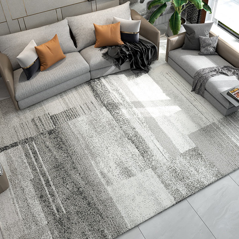 Multi Colored Abstract Print Rug Polyster Nordic Area Carpet Non-Slip Easy Care Pet Friendly Indoor Rug for Living Room Clearhalo 'Area Rug' 'Rug' 2301198