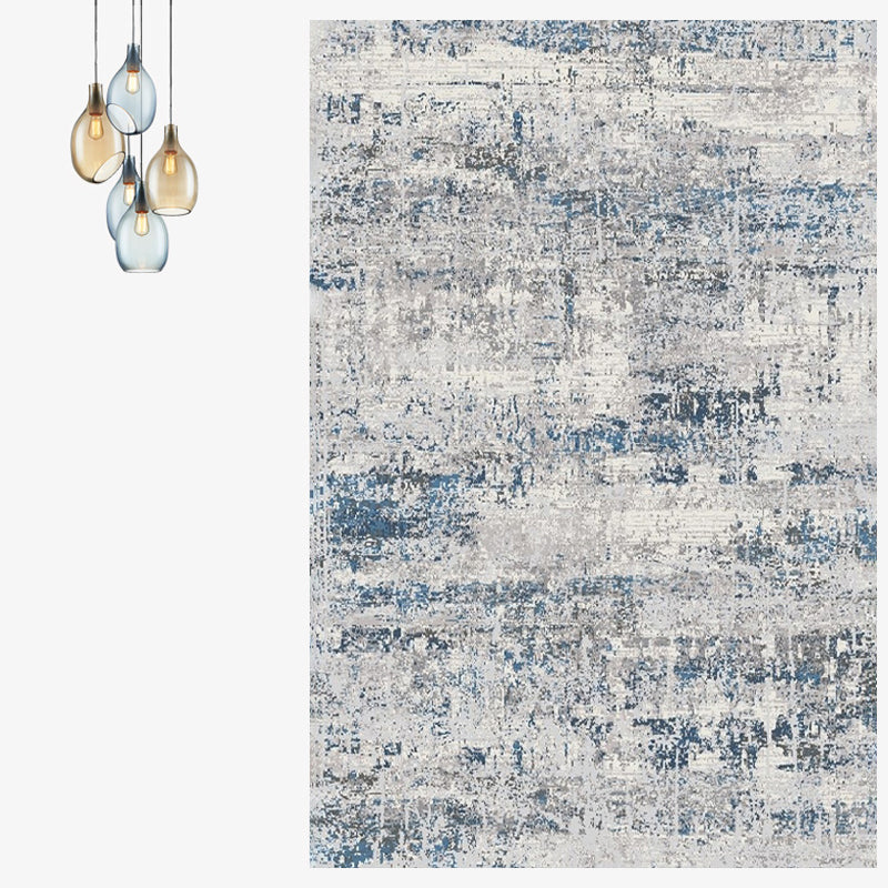 Comfort Abstract Print Rug Multi Colored Polyster Indoor Rug Non-Slip Pet Friendly Washable Area Carpet for Living Room Clearhalo 'Area Rug' 'Rug' 2301269