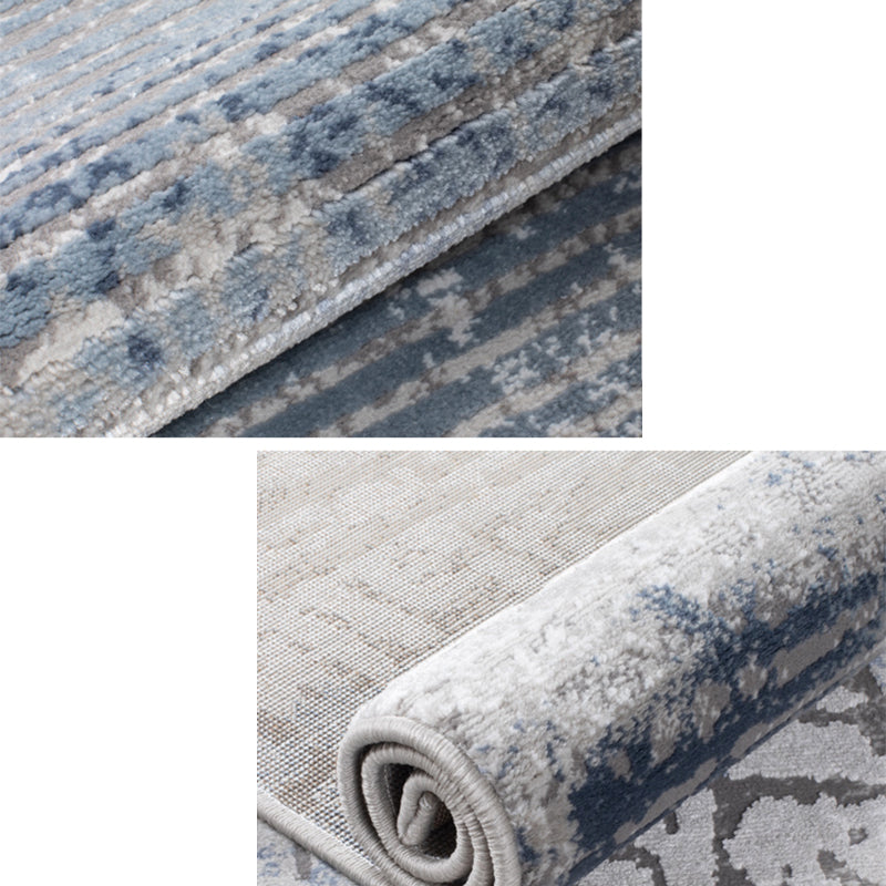 Industrial Living Room Rug Multi Color Abstract Print Carpet Cotton Blend Easy Care Machine Washable Area Rug Clearhalo 'Area Rug' 'Rug' 2301286