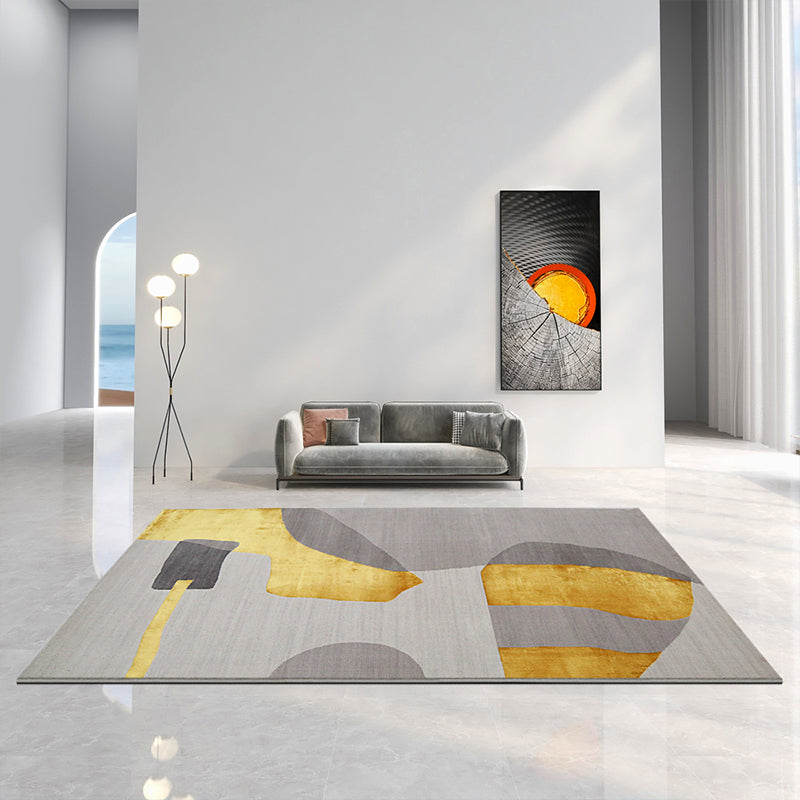 Contemporary Living Room Rug Multi Colored Abstract Printed Indoor Rug Non-Slip Backing Pet Friendly Carpet Clearhalo 'Area Rug' 'Rug' 2301324