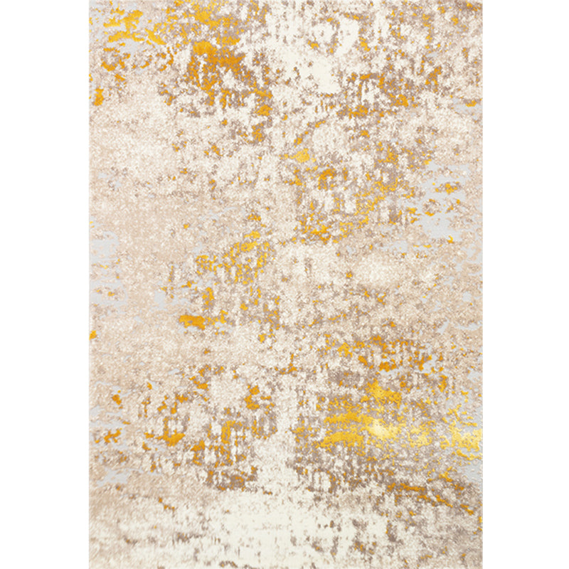 Multi Colored Cyberpunk Rug Polyster Abstract Printed Area Carpet Non-Slip Backing Pet Friendly Area Rug for Parlor Dark Yellow Clearhalo 'Area Rug' 'Rug' 2301332