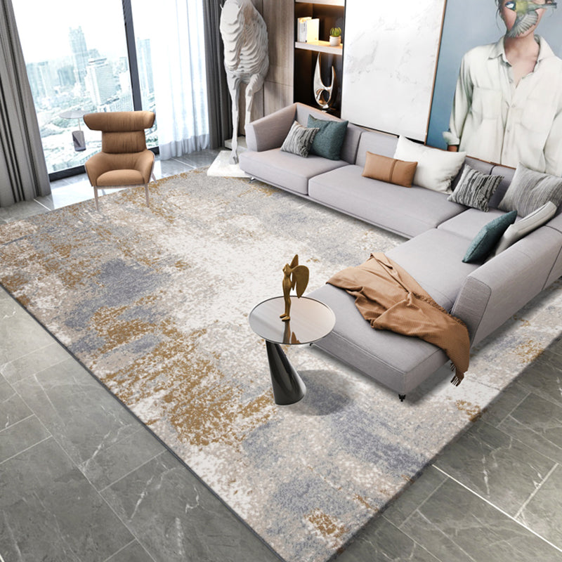 Multi Colored Contemporary Rug Polyster Abstract Printed Area Carpet Anti-Slip Backing Easy Care Indoor Rug for Room Clearhalo 'Area Rug' 'Rug' 2301342