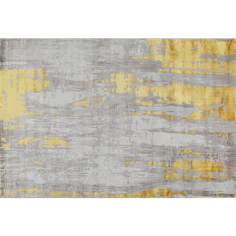 Nordic Abstract Pattern Rug Multi Color Polypropylene Indoor Rug Easy Care Pet Friendly Area Carpet for Living Room Light Gray-Yellow Clearhalo 'Area Rug' 'Rug' 2301385