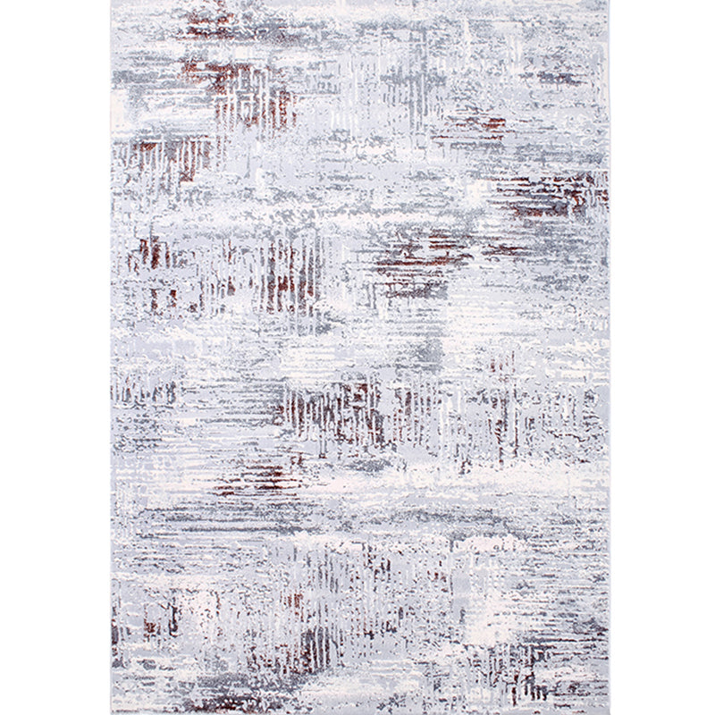 Nordic Living Room Rug Multi Colored Abstract Printed Indoor Rug Cotton Blend Anti-Slip Backing Pet Friendly Carpet Clearhalo 'Area Rug' 'Rug' 2301427