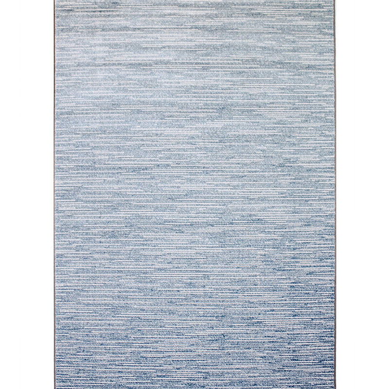 Nordic Living Room Rug Multi Colored Abstract Printed Indoor Rug Cotton Blend Anti-Slip Backing Pet Friendly Carpet Sky Blue Clearhalo 'Area Rug' 'Rug' 2301436