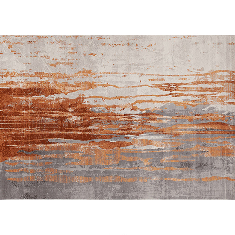 Calming Living Room Rug Multi Colored Abstract Printed Indoor Rug Polyster Anti-Slip Backing Pet Friendly Area Carpet Clearhalo 'Area Rug' 'Rug' 2301438