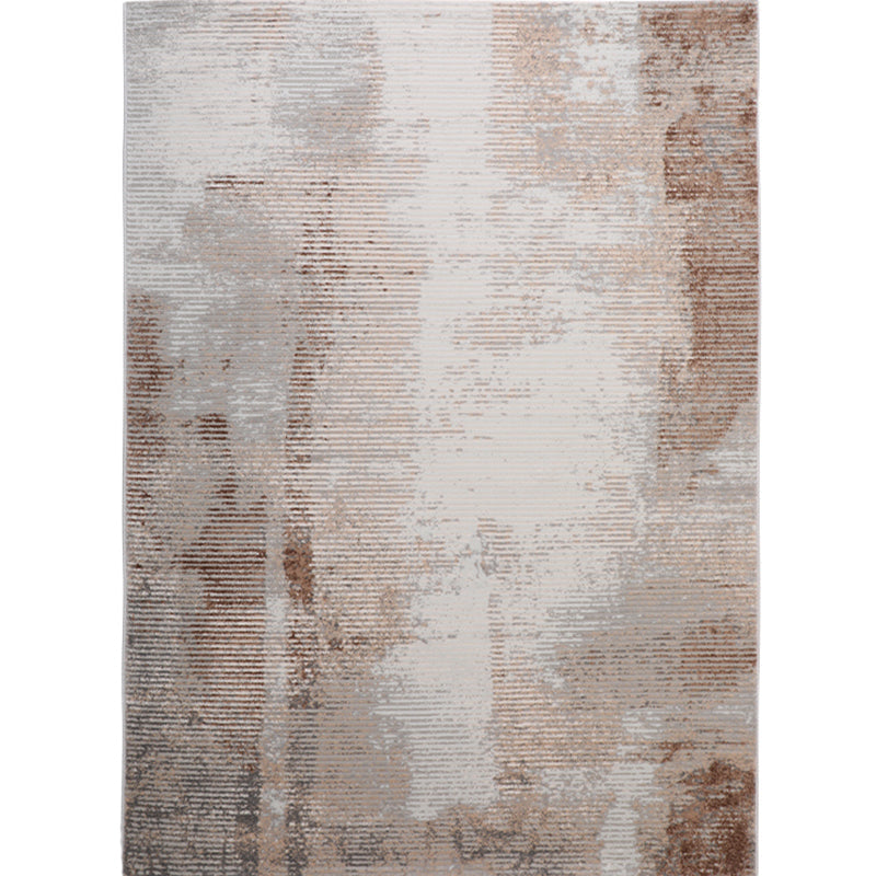 Comfort Living Room Rug Multi Colored Abstract Printed Indoor Rug Cotton Blend Non-Slip Backing Easy Care Area Carpet Clearhalo 'Area Rug' 'Rug' 2301463