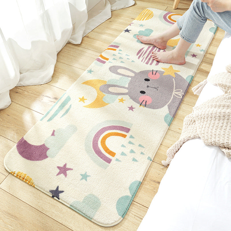 Relaxing Kids Room Rug Multi Color Plant Patterned Indoor Rug Polyster Non-Slip Backing Easy Care Carpet Clearhalo 'Area Rug' 'Rug' 2301527