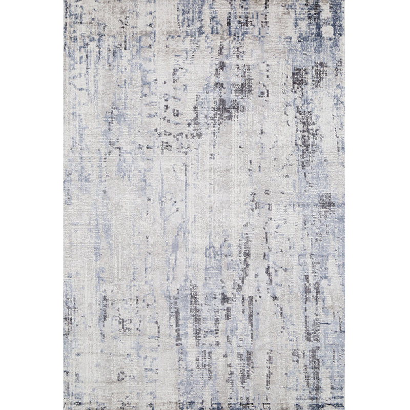 Industrial Living Room Rug Multi Colored Abstract Print Indoor Rug Polyster Non-Slip Backing Easy Care Carpet Light Gray Clearhalo 'Area Rug' 'Rug' 2309269