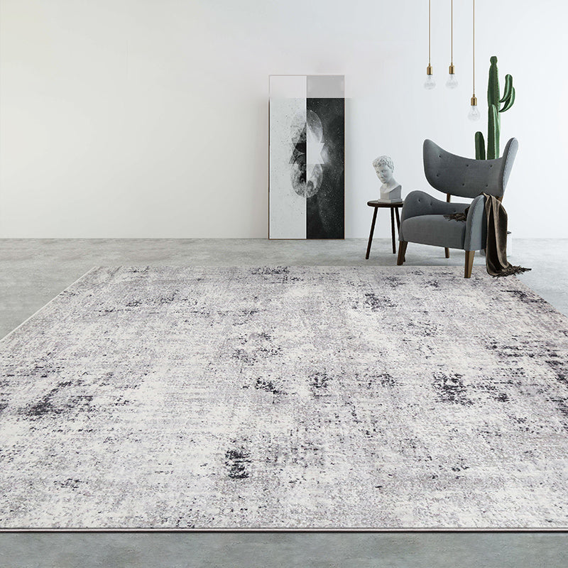 Industrial Living Room Rug Multi Colored Abstract Print Indoor Rug Polyster Non-Slip Backing Easy Care Carpet Clearhalo 'Area Rug' 'Rug' 2309274