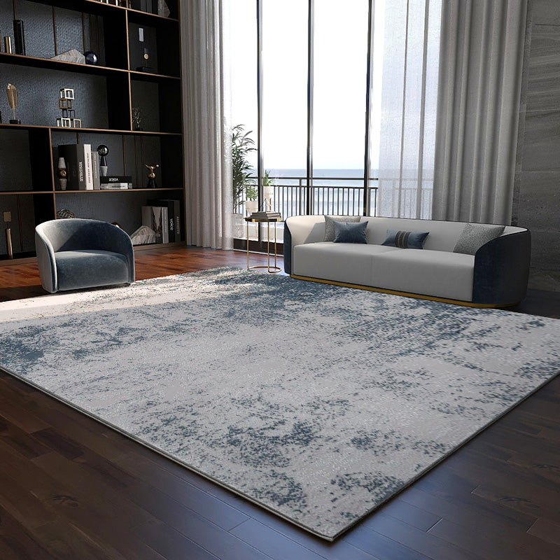 Modern Abstract Printed Rug Multi Colored Cotton Blend Indoor Rug Anti-Slip Backing Pet Friendly Carpet for Decoration Clearhalo 'Area Rug' 'Rug' 2309336