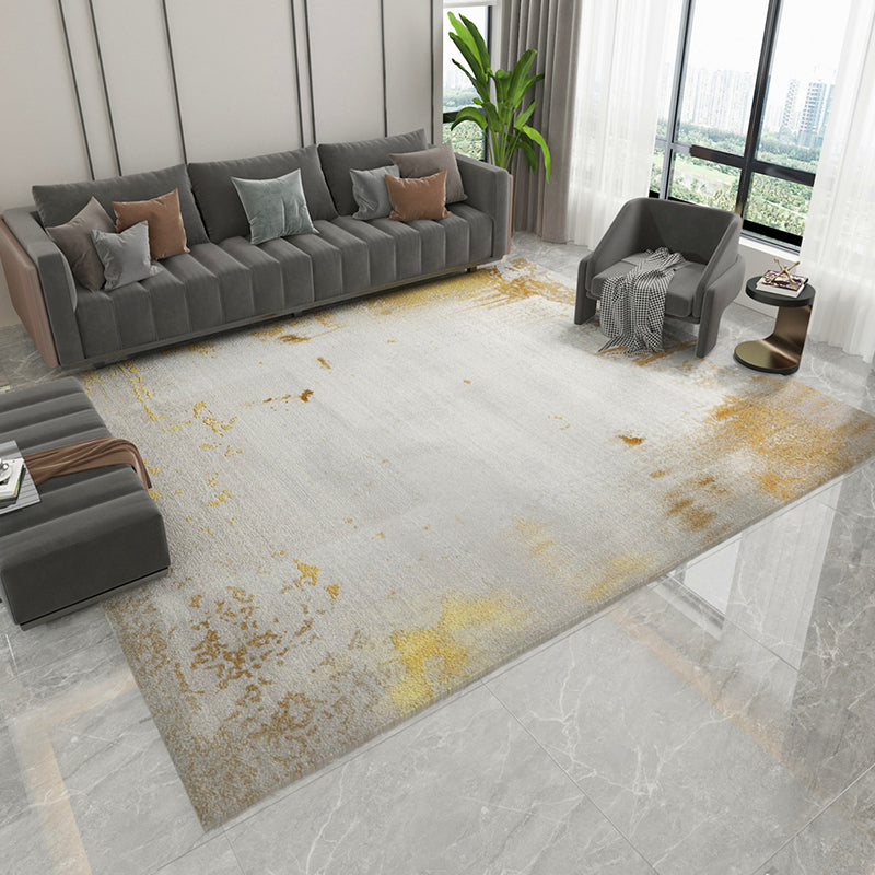 Minimalist Living Room Rug Multi Color Abstract Printed Rug Cotton Blend Anti-Slip Backing Pet Friendly Carpet Clearhalo 'Area Rug' 'Rug' 2309354