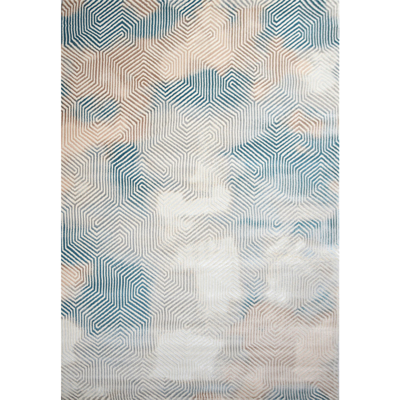 Calming Decoration Rug Multi Colored Abstract Pattern Indoor Rug Polyster Anti-Slip Backing Pet Friendly Area Carpet Clearhalo 'Area Rug' 'Rug' 2309372