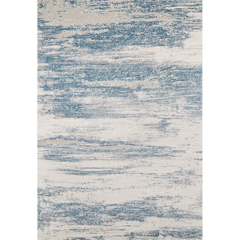 Calming Decoration Rug Multi Colored Abstract Pattern Indoor Rug Polyster Anti-Slip Backing Pet Friendly Area Carpet Gray Blue Clearhalo 'Area Rug' 'Rug' 2309378