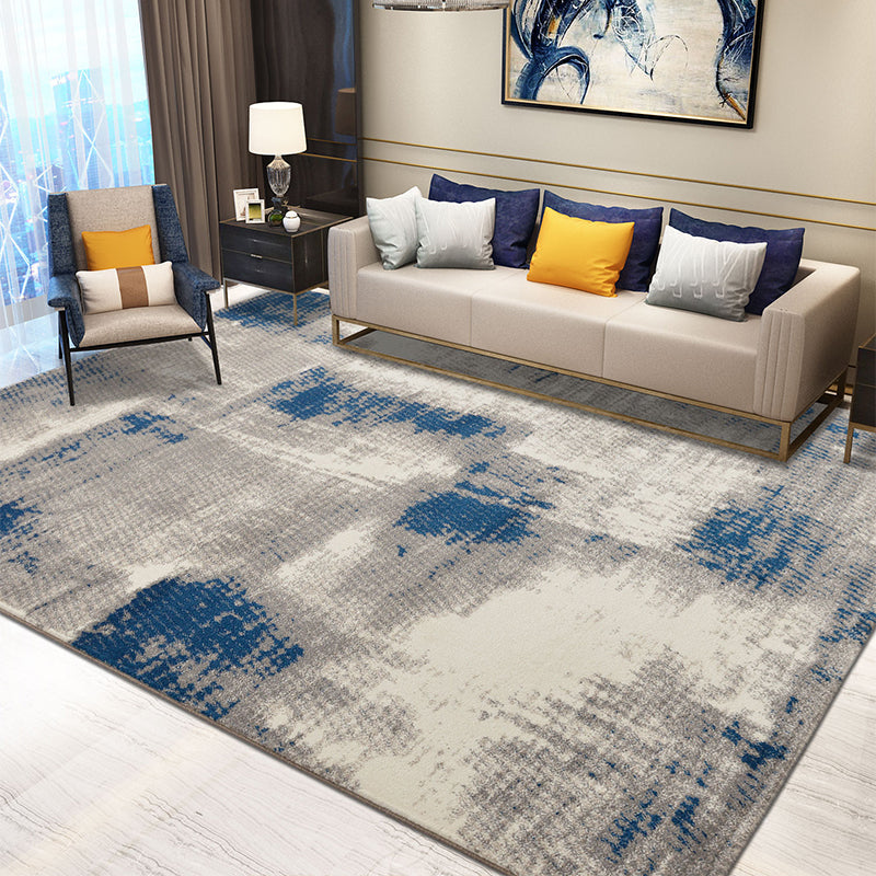 Industrial Living Room Rug Multi Colored Abstract Patterned Indoor Rug Synthetics Easy Care Pet Friendly Area Carpet Clearhalo 'Area Rug' 'Rug' 2309547