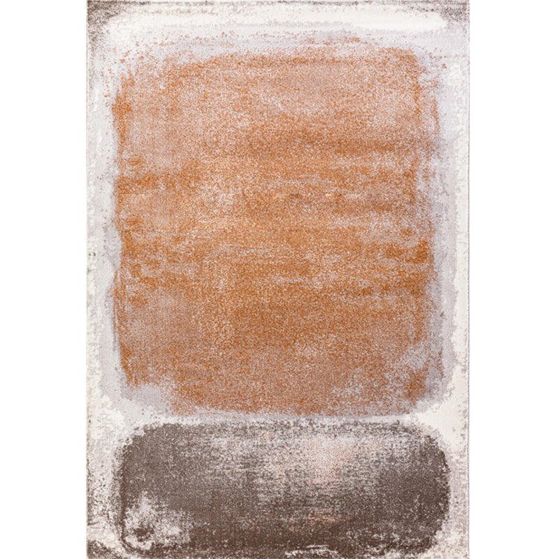 Calming Parlor Rug Multi Colored Abstract Print Indoor Rug Polyster Easy Care Machine Washable Area Carpet Orange Clearhalo 'Area Rug' 'Rug' 2309564