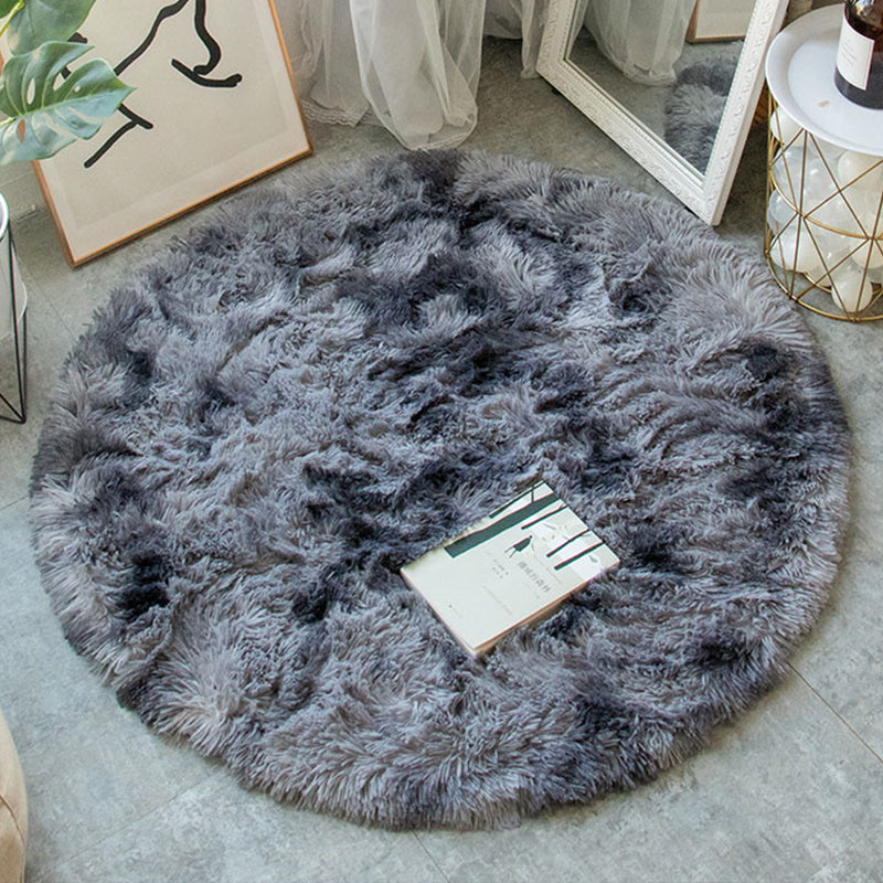 Calming Decoration Rug Multi Colored Solid Colored Indoor Rug Non-Slip Backing Stain-Resistant Carpet Light Gray Clearhalo 'Area Rug' 'Casual' 'Rugs' Rug' 2309647