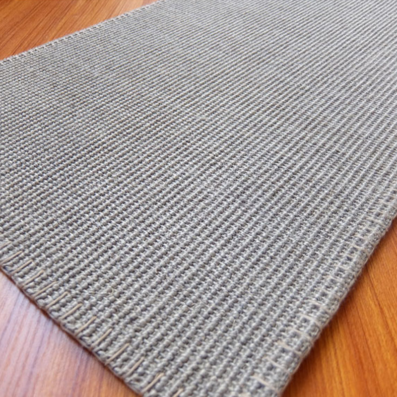 Gray Decoration Rug Lodge Solid Color Area Carpet Sisal Anti-Slip Backing Stain-Resistant Easy Care Indoor Rug Clearhalo 'Area Rug' 'Rug' 2317819