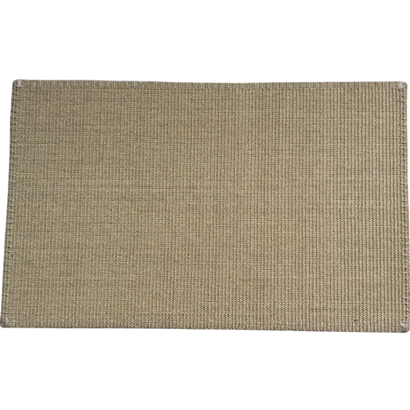 Farmhouse Solid Color Rug Gray Khaki Sisal Indoor Rug Non-Slip Backing Machine Washable Area Carpet for Bedroom Clearhalo 'Area Rug' 'Rug' 2317826