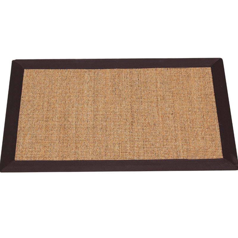 Minimalist Living Room Rug Multi Color Solid Color Indoor Rug Sisal Non-Slip Backing Machine Washable Area Carpet Clearhalo 'Area Rug' 'Rug' 2317905