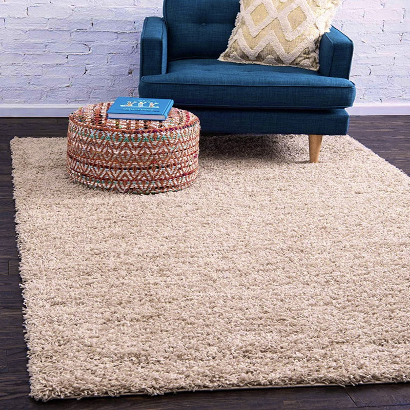 Multi-Color Casual Rug Polyster Solid Colored Area Carpet Non-Slip Stain-Resistant Machine Washable Indoor Rug for Bedroom Light Camel Clearhalo 'Area Rug' 'Casual' 'Rugs' Rug' 2325664