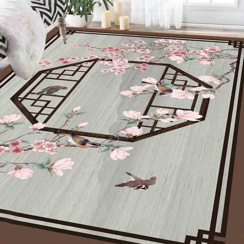 Multi-Color Oriental Rug Polypropylene Geometric Print Indoor Rug Non-Slip Backing Stain-Resistant Area Carpet for Parlor Clearhalo 'Area Rug' 'Rug' 2333042