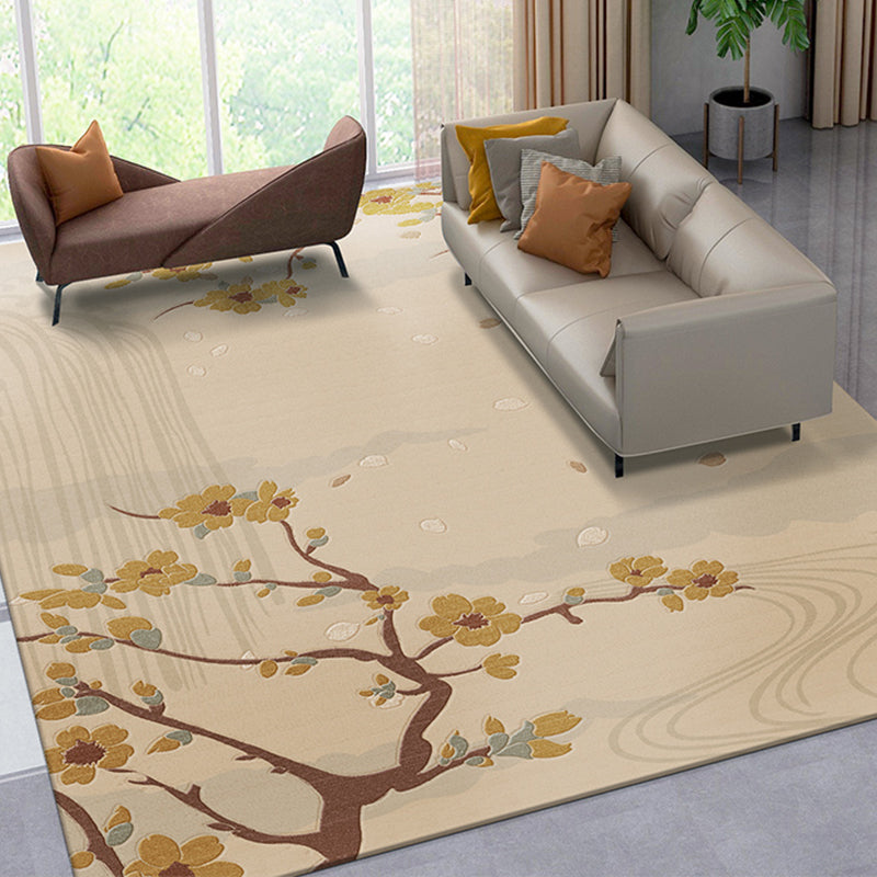 Olden Decoration Rug Multi Colored Flower Pattern Rug Polyster Non-Slip Machine Washable Area Carpet Clearhalo 'Area Rug' 'Rug' 2334429