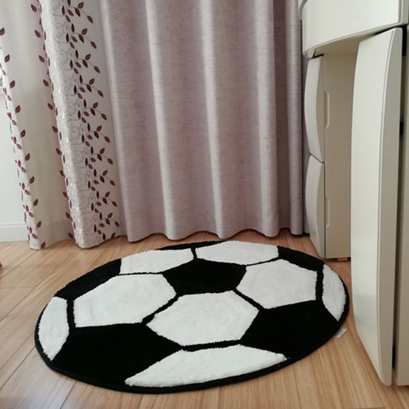 Casual Kids Bedroom Rug Multi Colored 3D Print Indoor Rug Polyster Anti-Slip Backing Pet Friendly Area Carpet Clearhalo 'Area Rug' 'Rug' 2335073