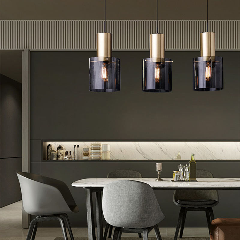 Bottle Shaped Down Lighting Pendant Glass 1-Light Postmodern Ceiling Suspension Lamp Clearhalo 'Ceiling Lights' 'Glass shade' 'Glass' 'Modern Pendants' 'Modern' 'Pendant Lights' 'Pendants' Lighting' 2357005