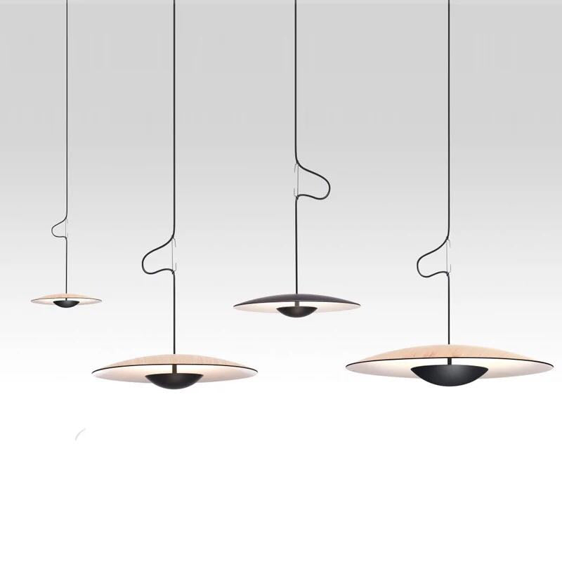 Metal Flying Saucer Hanging Lamp Minimalistic 1-Light Suspension Light for Dining Room Clearhalo 'Ceiling Lights' 'Modern Pendants' 'Modern' 'Pendant Lights' 'Pendants' Lighting' 2384976