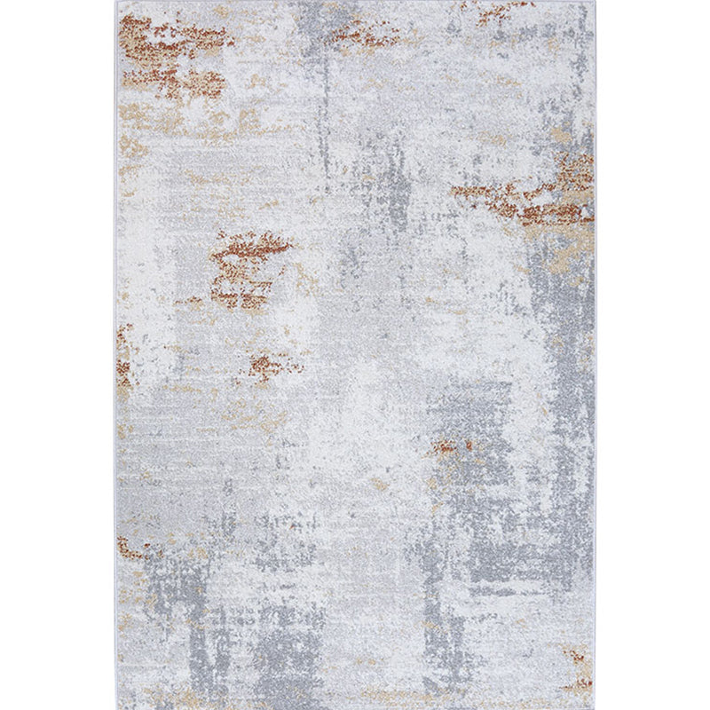 Multi Colored Minimalist Rug Polyster Abstract Printed Indoor Rug Non-Slip Backing Stain-Resistant Area Carpet for Living Room Grey Clearhalo 'Area Rug' 'Rug' 2391994