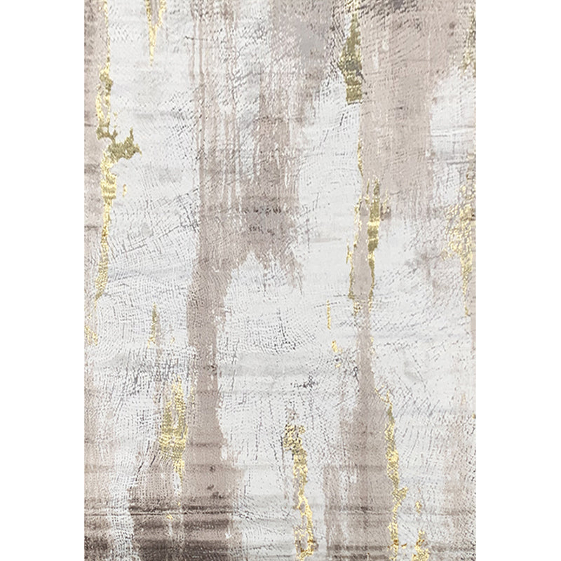 Multi Colored Steampunk Rug Polypropylene Abstract Printed Indoor Rug Synthetics Anti-Slip Backing Easy Care Carpet for Living Room White-Brown Clearhalo 'Area Rug' 'Rug' 2392053