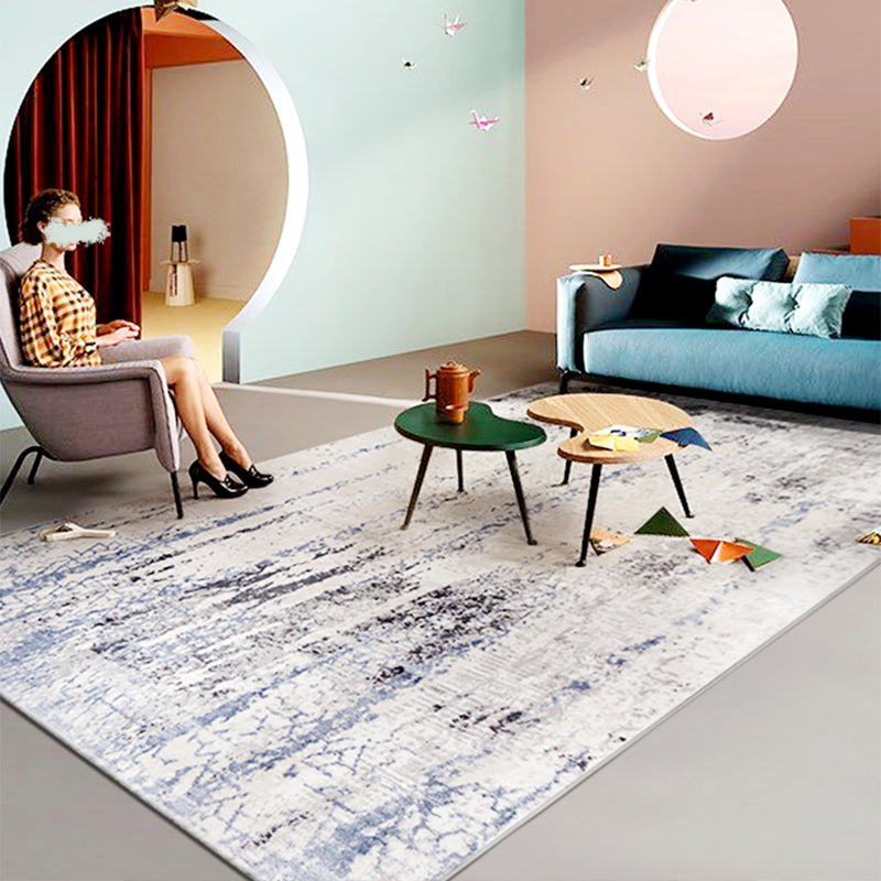 Relaxing Abstract Pattern Rug Multi-Color Polypropylene Area Carpet Non-Slip Backing Pet Friendly Indoor Rug for Decoration Clearhalo 'Area Rug' 'Rug' 2392116