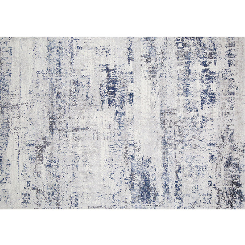 Relaxing Abstract Pattern Rug Multi-Color Polypropylene Area Carpet Non-Slip Backing Pet Friendly Indoor Rug for Decoration Gray-Blue Clearhalo 'Area Rug' 'Rug' 2392120