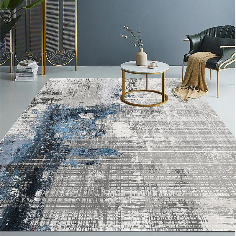 Multi Colored Cyberpunk Rug Polypropylene Abstract Printed Area Carpet Pet Friendly Easy Care Indoor Rug for Parlor Clearhalo 'Area Rug' 'Rug' 2392187