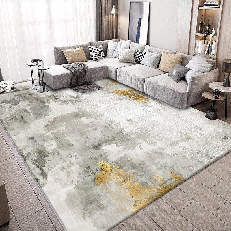 Multi Colored Cyberpunk Rug Polypropylene Abstract Printed Area Carpet Pet Friendly Easy Care Indoor Rug for Parlor Clearhalo 'Area Rug' 'Rug' 2392193