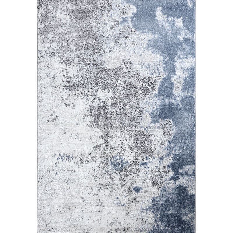 Casual Living Room Rug Multi Colored Abstract Print Indoor Rug Polyster Non-Slip Backing Washable Carpet Dark Blue-Gray Clearhalo 'Area Rug' 'Rug' 2392582