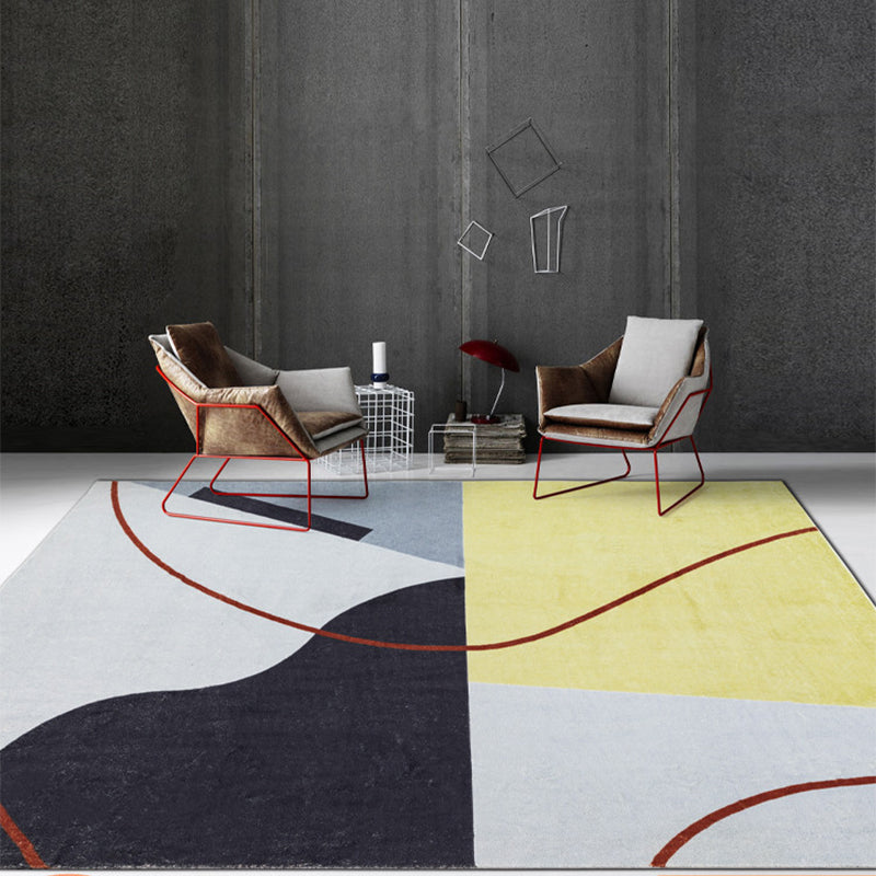 Mutlicolored Western Rug Polypropylene Color Block Indoor Rug Non-Slip Backing Easy Care Washable Carpet for Decoration Clearhalo 'Area Rug' 'Rug' 2392946