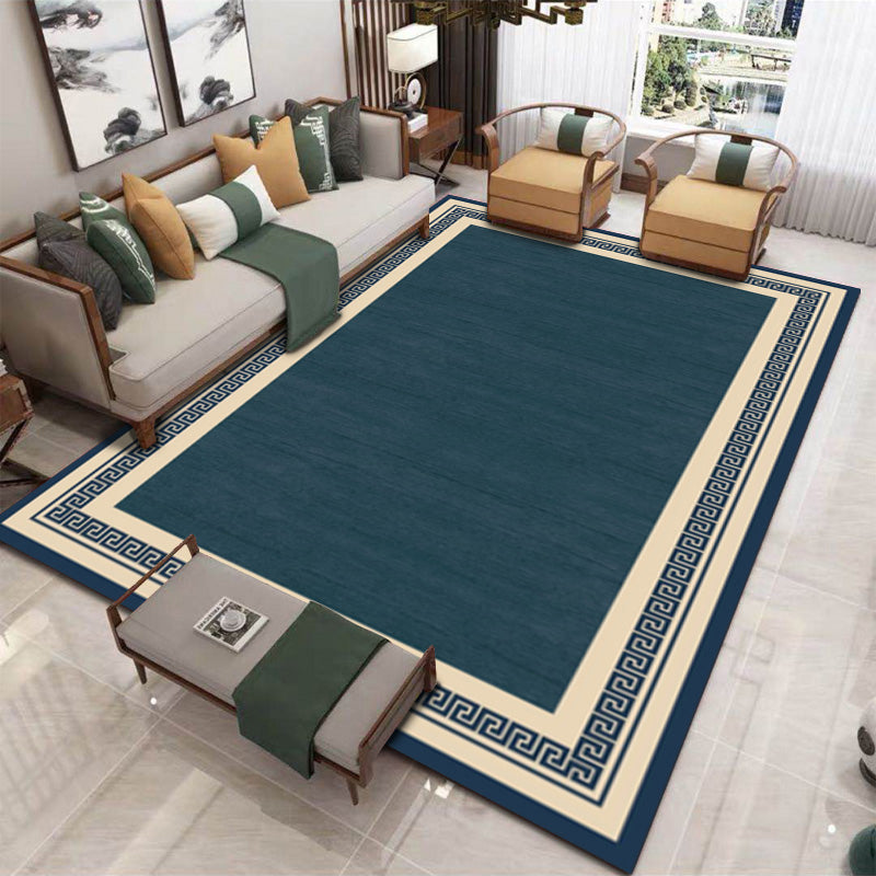 Formal Living Room Rug Multi-Color Patterned Indoor Rug Polyster Anti-Slip Backing Washable Area Carpet Dark Green Clearhalo 'Area Rug' 'Rug' 2393152